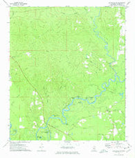 Leakesville SW Mississippi Historical topographic map, 1:24000 scale, 7.5 X 7.5 Minute, Year 1973