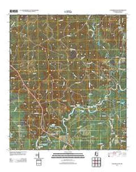 Leakesville SW Mississippi Historical topographic map, 1:24000 scale, 7.5 X 7.5 Minute, Year 2012