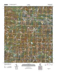 Learned Mississippi Historical topographic map, 1:24000 scale, 7.5 X 7.5 Minute, Year 2012
