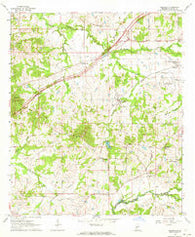 Learned Mississippi Historical topographic map, 1:24000 scale, 7.5 X 7.5 Minute, Year 1963