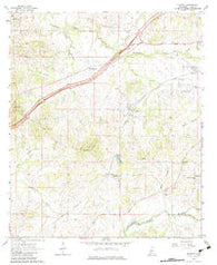 Learned Mississippi Historical topographic map, 1:24000 scale, 7.5 X 7.5 Minute, Year 1963