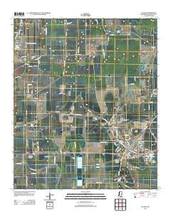 Leland Mississippi Historical topographic map, 1:24000 scale, 7.5 X 7.5 Minute, Year 2012