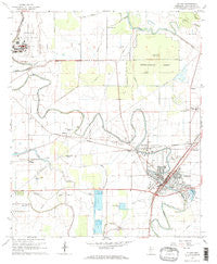 Leland Mississippi Historical topographic map, 1:24000 scale, 7.5 X 7.5 Minute, Year 1967