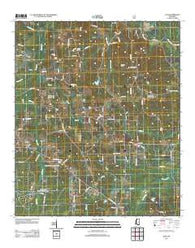 Lena Mississippi Historical topographic map, 1:24000 scale, 7.5 X 7.5 Minute, Year 2012