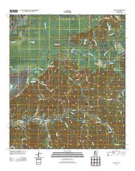 Lessley Mississippi Historical topographic map, 1:24000 scale, 7.5 X 7.5 Minute, Year 2012