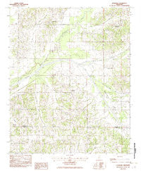 Lewisburg Mississippi Historical topographic map, 1:24000 scale, 7.5 X 7.5 Minute, Year 1982