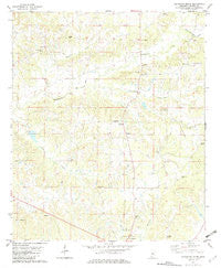 Lexington North Mississippi Historical topographic map, 1:24000 scale, 7.5 X 7.5 Minute, Year 1982