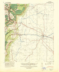 Lexington Mississippi Historical topographic map, 1:62500 scale, 15 X 15 Minute, Year 1940