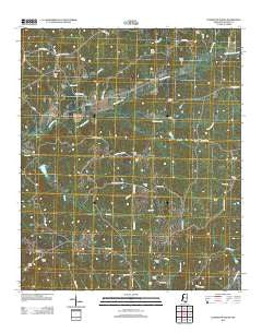 Lexington North Mississippi Historical topographic map, 1:24000 scale, 7.5 X 7.5 Minute, Year 2012