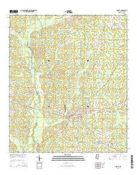 Liberty Mississippi Current topographic map, 1:24000 scale, 7.5 X 7.5 Minute, Year 2015