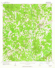 Liberty Mississippi Historical topographic map, 1:62500 scale, 15 X 15 Minute, Year 1961