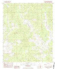 Little Sand Creek Mississippi Historical topographic map, 1:24000 scale, 7.5 X 7.5 Minute, Year 1983