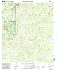 Little Springs Mississippi Historical topographic map, 1:24000 scale, 7.5 X 7.5 Minute, Year 2000