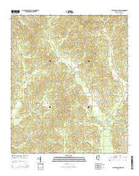 Little Sand Creek Mississippi Current topographic map, 1:24000 scale, 7.5 X 7.5 Minute, Year 2015