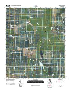 Lobdell Mississippi Historical topographic map, 1:24000 scale, 7.5 X 7.5 Minute, Year 2012