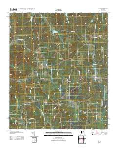 Lodi Mississippi Historical topographic map, 1:24000 scale, 7.5 X 7.5 Minute, Year 2012