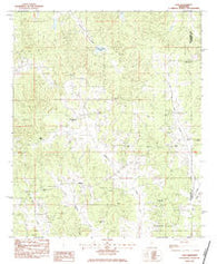 Lodi Mississippi Historical topographic map, 1:24000 scale, 7.5 X 7.5 Minute, Year 1983