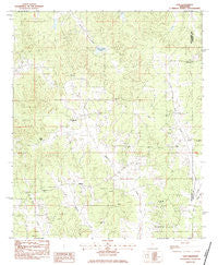 Lodi Mississippi Historical topographic map, 1:24000 scale, 7.5 X 7.5 Minute, Year 1983