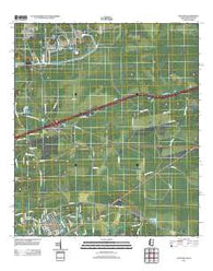 Logtown Mississippi Historical topographic map, 1:24000 scale, 7.5 X 7.5 Minute, Year 2012