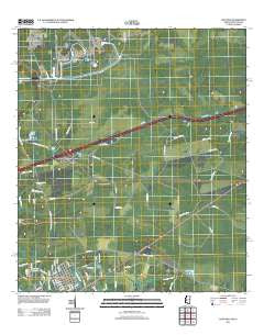 Logtown Mississippi Historical topographic map, 1:24000 scale, 7.5 X 7.5 Minute, Year 2012