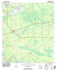 Logtown Mississippi Historical topographic map, 1:24000 scale, 7.5 X 7.5 Minute, Year 1993