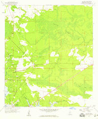 Logtown Mississippi Historical topographic map, 1:24000 scale, 7.5 X 7.5 Minute, Year 1958