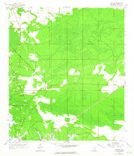 Logtown Mississippi Historical topographic map, 1:24000 scale, 7.5 X 7.5 Minute, Year 1958