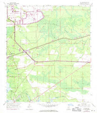 Logtown Mississippi Historical topographic map, 1:24000 scale, 7.5 X 7.5 Minute, Year 1958