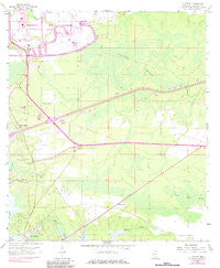 Logtown Mississippi Historical topographic map, 1:24000 scale, 7.5 X 7.5 Minute, Year 1958