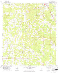 Lone Star Mississippi Historical topographic map, 1:24000 scale, 7.5 X 7.5 Minute, Year 1974