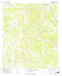 Lone Star Mississippi Historical topographic map, 1:24000 scale, 7.5 X 7.5 Minute, Year 1974