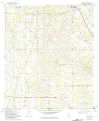 Lone Star Mississippi Historical topographic map, 1:24000 scale, 7.5 X 7.5 Minute, Year 1974