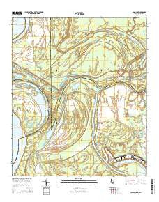 Long Lake Mississippi Current topographic map, 1:24000 scale, 7.5 X 7.5 Minute, Year 2015