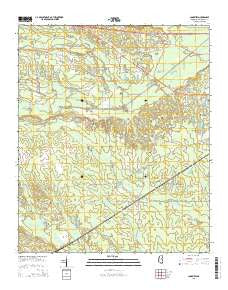 Longview Mississippi Current topographic map, 1:24000 scale, 7.5 X 7.5 Minute, Year 2015