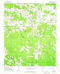 Longview Mississippi Historical topographic map, 1:24000 scale, 7.5 X 7.5 Minute, Year 1965