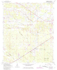 Longview Mississippi Historical topographic map, 1:24000 scale, 7.5 X 7.5 Minute, Year 1965