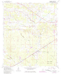 Longview Mississippi Historical topographic map, 1:24000 scale, 7.5 X 7.5 Minute, Year 1965
