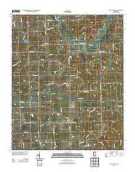Looxahoma Mississippi Historical topographic map, 1:24000 scale, 7.5 X 7.5 Minute, Year 2012
