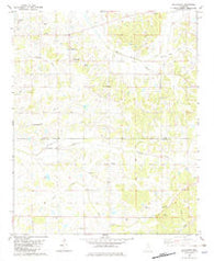 Looxahoma Mississippi Historical topographic map, 1:24000 scale, 7.5 X 7.5 Minute, Year 1982