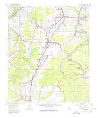 Lorenzen Mississippi Historical topographic map, 1:62500 scale, 15 X 15 Minute, Year 1964