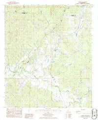 Lorman Mississippi Historical topographic map, 1:24000 scale, 7.5 X 7.5 Minute, Year 1986