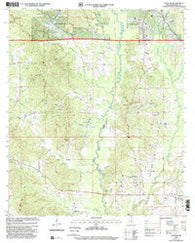 Louin SW Mississippi Historical topographic map, 1:24000 scale, 7.5 X 7.5 Minute, Year 2000