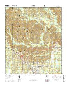 Louisville North Mississippi Current topographic map, 1:24000 scale, 7.5 X 7.5 Minute, Year 2015