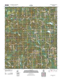 Louisville SW Mississippi Historical topographic map, 1:24000 scale, 7.5 X 7.5 Minute, Year 2012