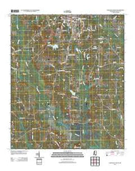 Louisville South Mississippi Historical topographic map, 1:24000 scale, 7.5 X 7.5 Minute, Year 2012