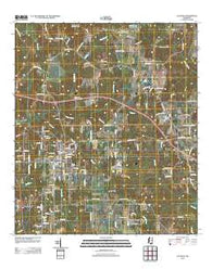 Lucedale Mississippi Historical topographic map, 1:24000 scale, 7.5 X 7.5 Minute, Year 2012