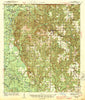 Lucedale Mississippi Historical topographic map, 1:62500 scale, 15 X 15 Minute, Year 1943