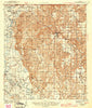 Lucedale Mississippi Historical topographic map, 1:62500 scale, 15 X 15 Minute, Year 1943