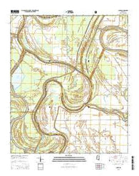 Lucre Mississippi Current topographic map, 1:24000 scale, 7.5 X 7.5 Minute, Year 2015