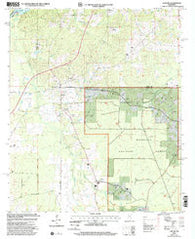 Ludlow Mississippi Historical topographic map, 1:24000 scale, 7.5 X 7.5 Minute, Year 2000